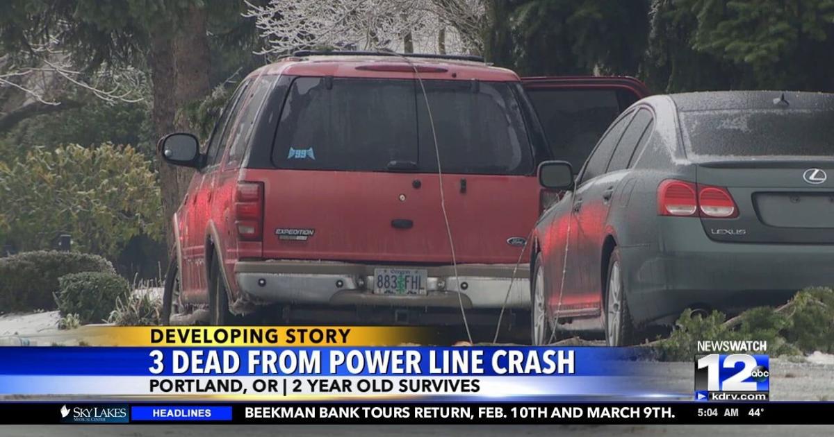 Power Line Crash Three dead from Portland power line crash | Video | kdrv.com