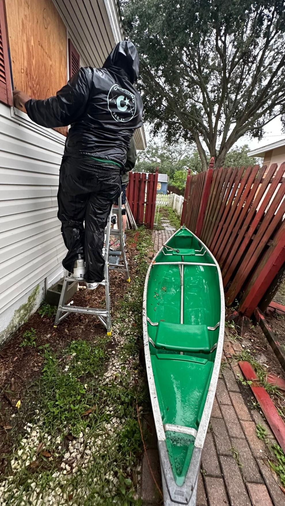 Medford native 'riding out' Hurricane Milton at St. Petersburg home