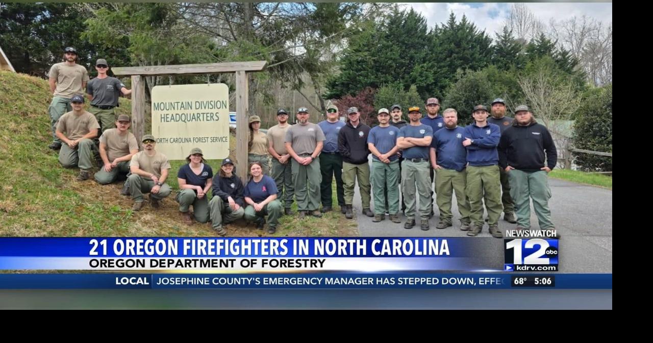 21 Oregon firefighters travel to North Carolina