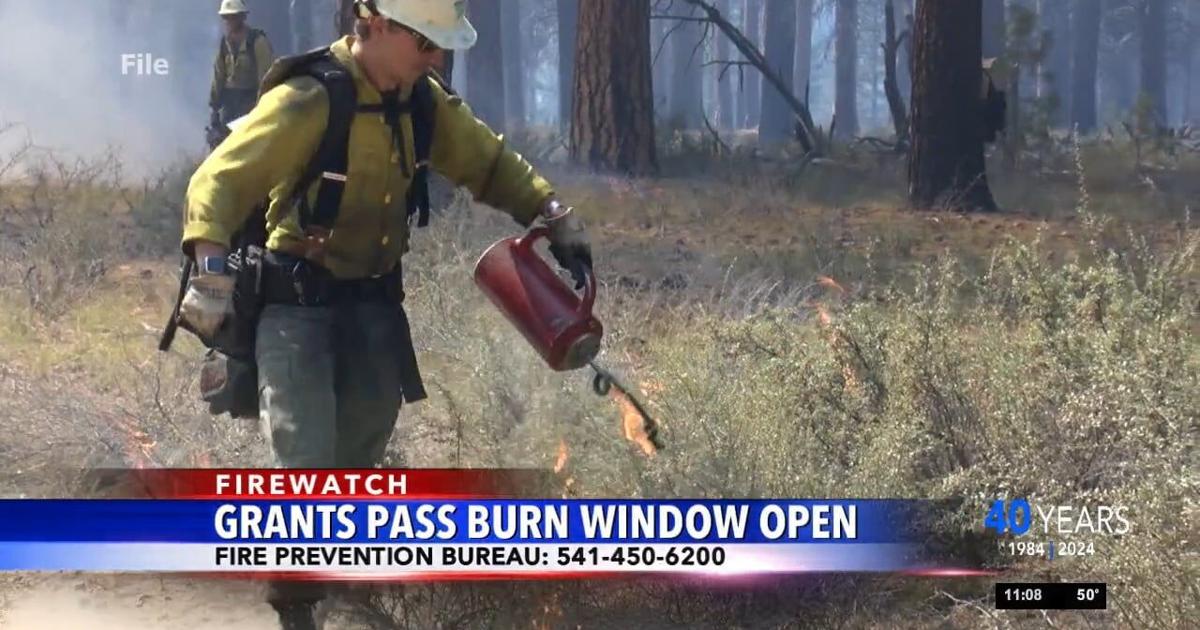 Grants Pass burn window opens | Video | kdrv.com