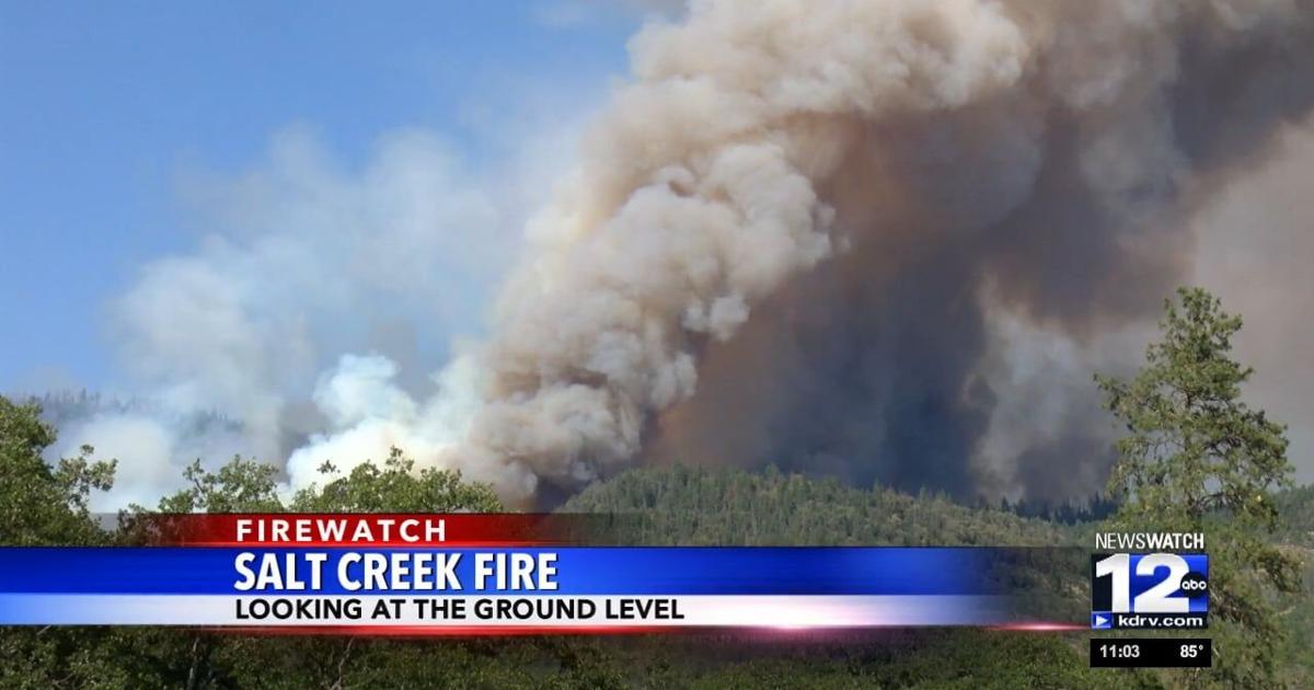 Salt Point Fire Salt Creek Fire: a look at ground operations | Video | kdrv.com