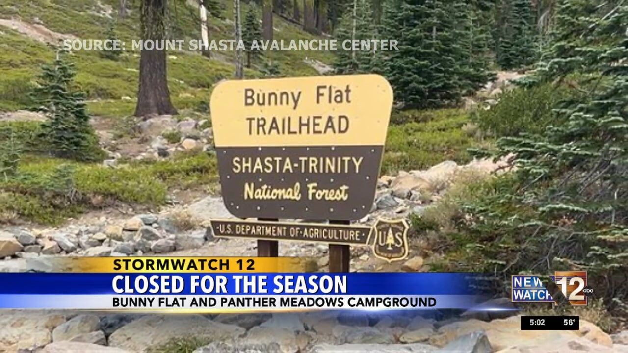 Bunny Flat and Panther Meadows Campground closed for the season