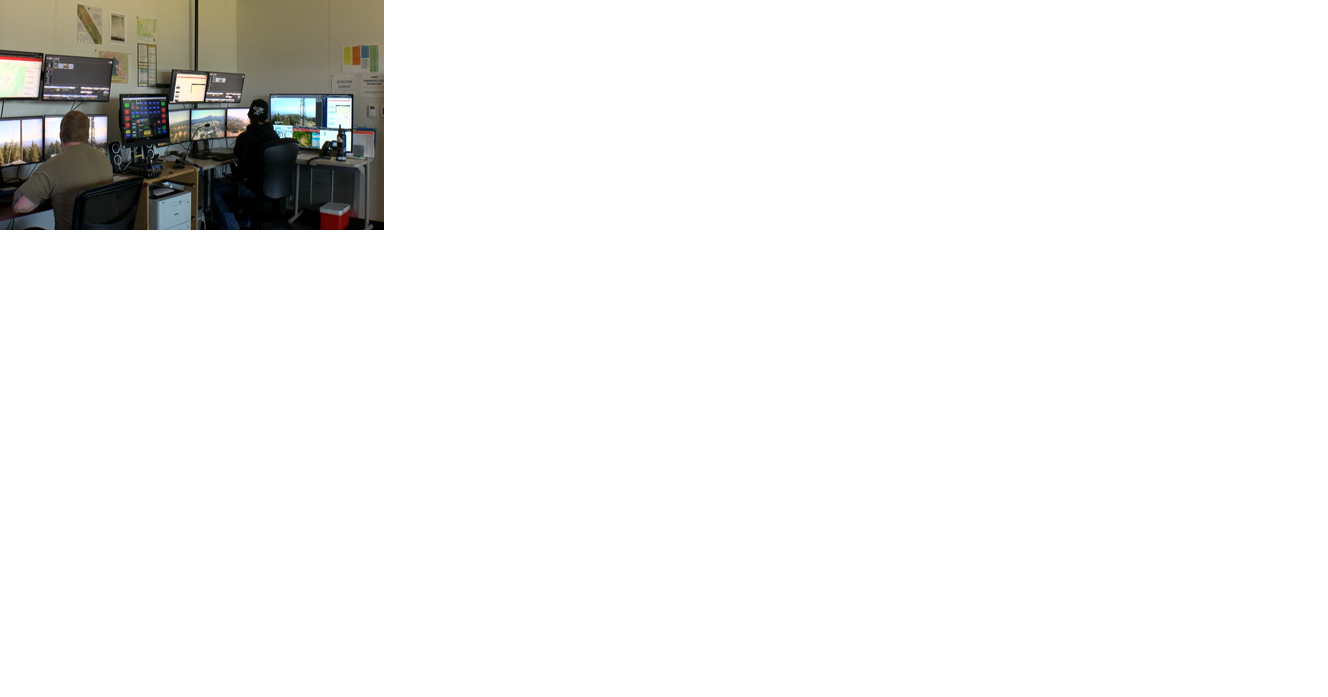 An inside look at ODF's wildfire detection center