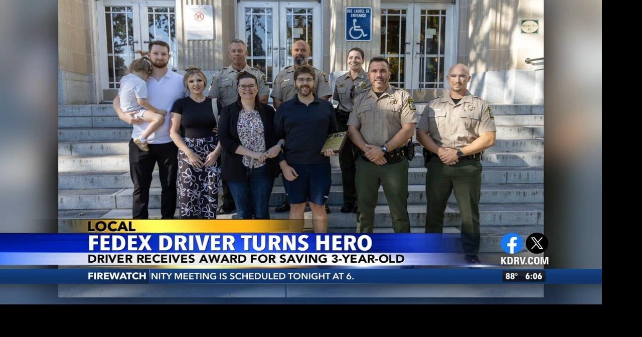 Local fedex driver turns hero Video