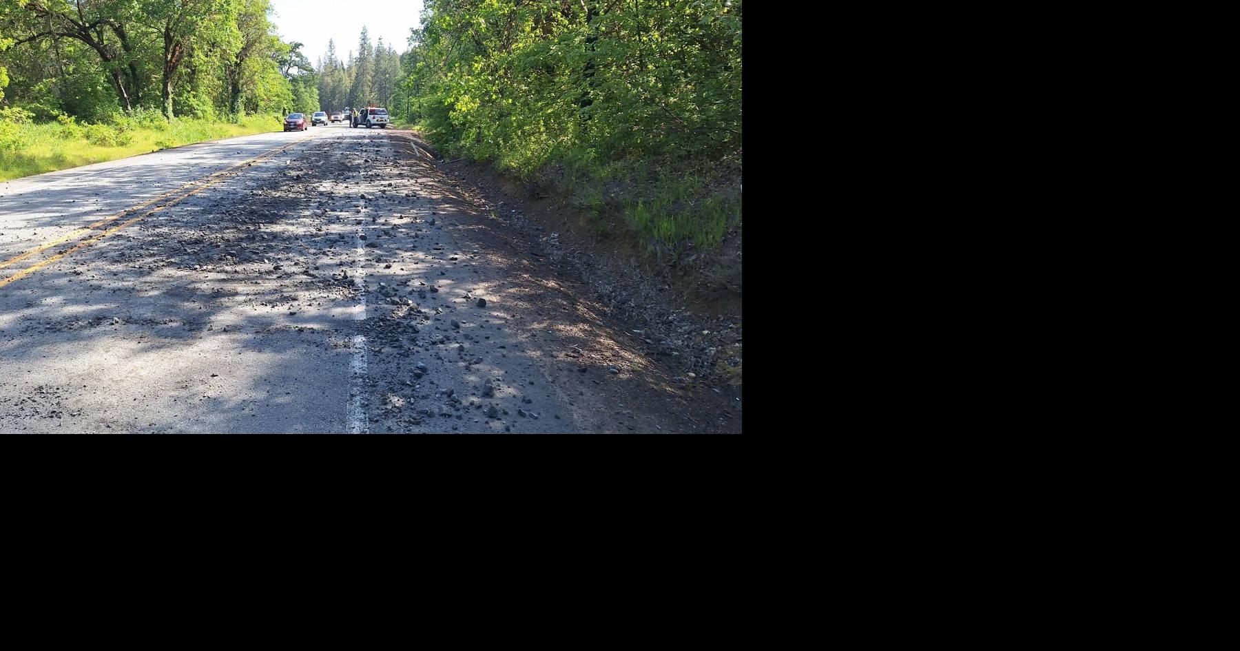 Road near Cave Junction blocked by quarter-mile rockfall | Local | kdrv.com