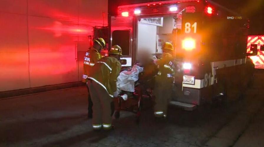 Monterey Park deadly mass shooting, gurney ambulance 1.21.23.png