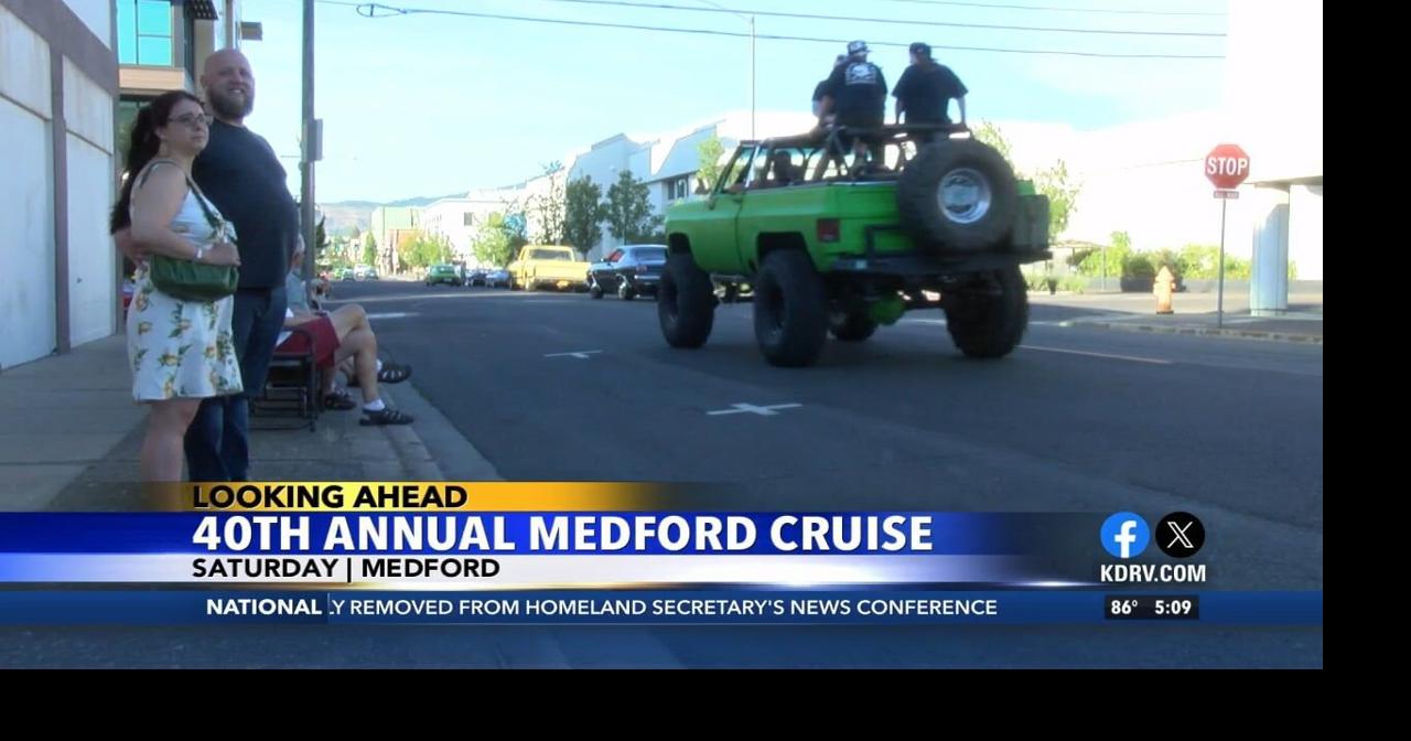 Medford Cruise returns for 40th year this weekend | Video | kdrv.com