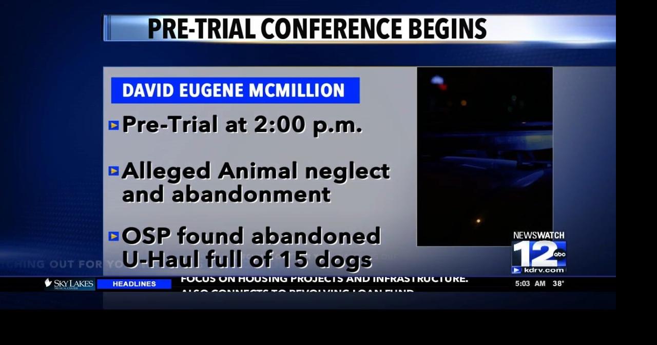 Animal neglect suspect facing pre-trial conference | Video | kdrv.com