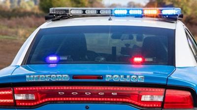 Medford Police cruiser lights