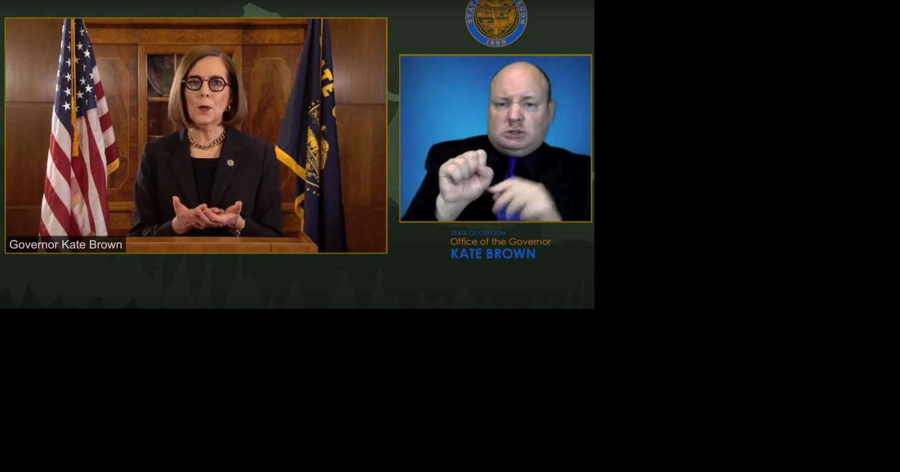 Governor Kate Brown delivers 2022 'State of the State' address, her ...
