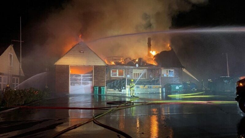 ODF's Klamath fire equipment building gutted by flames