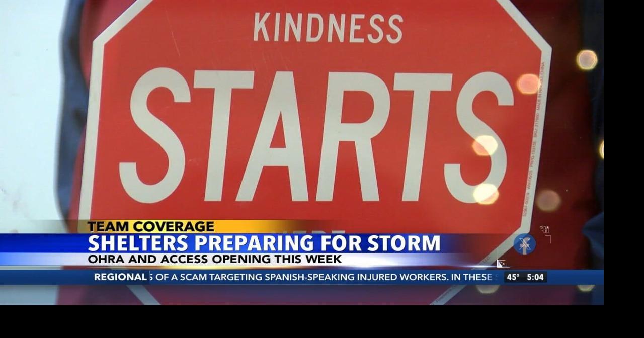 Severe weather shelters opening ahead of winter storm | Video | kdrv.com
