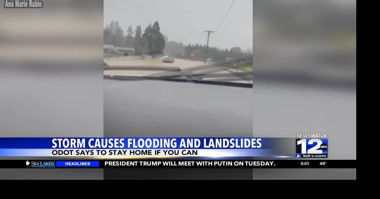 Storm causes flooding, landslides in Rogue Valley | Video | kdrv.com
