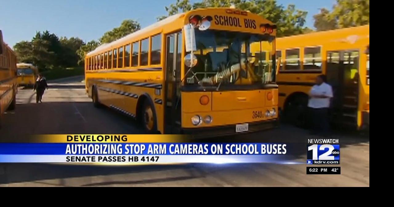 Senate passes bill authorizing stop arm cameras on school buses | Video ...