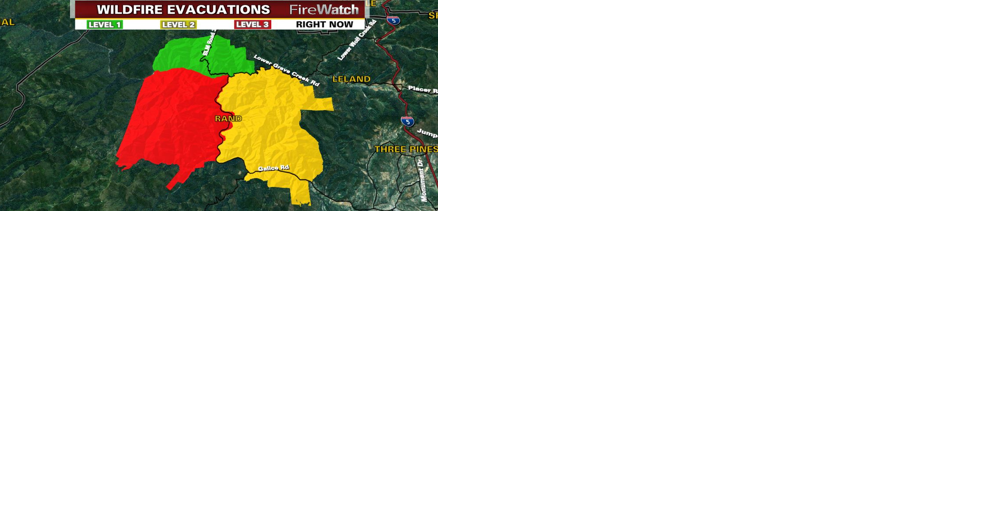 BREAKING: LEVEL 3 EVACUATIONS IN PLACE FOR RUM CREEK FIRE - Vimarsana News