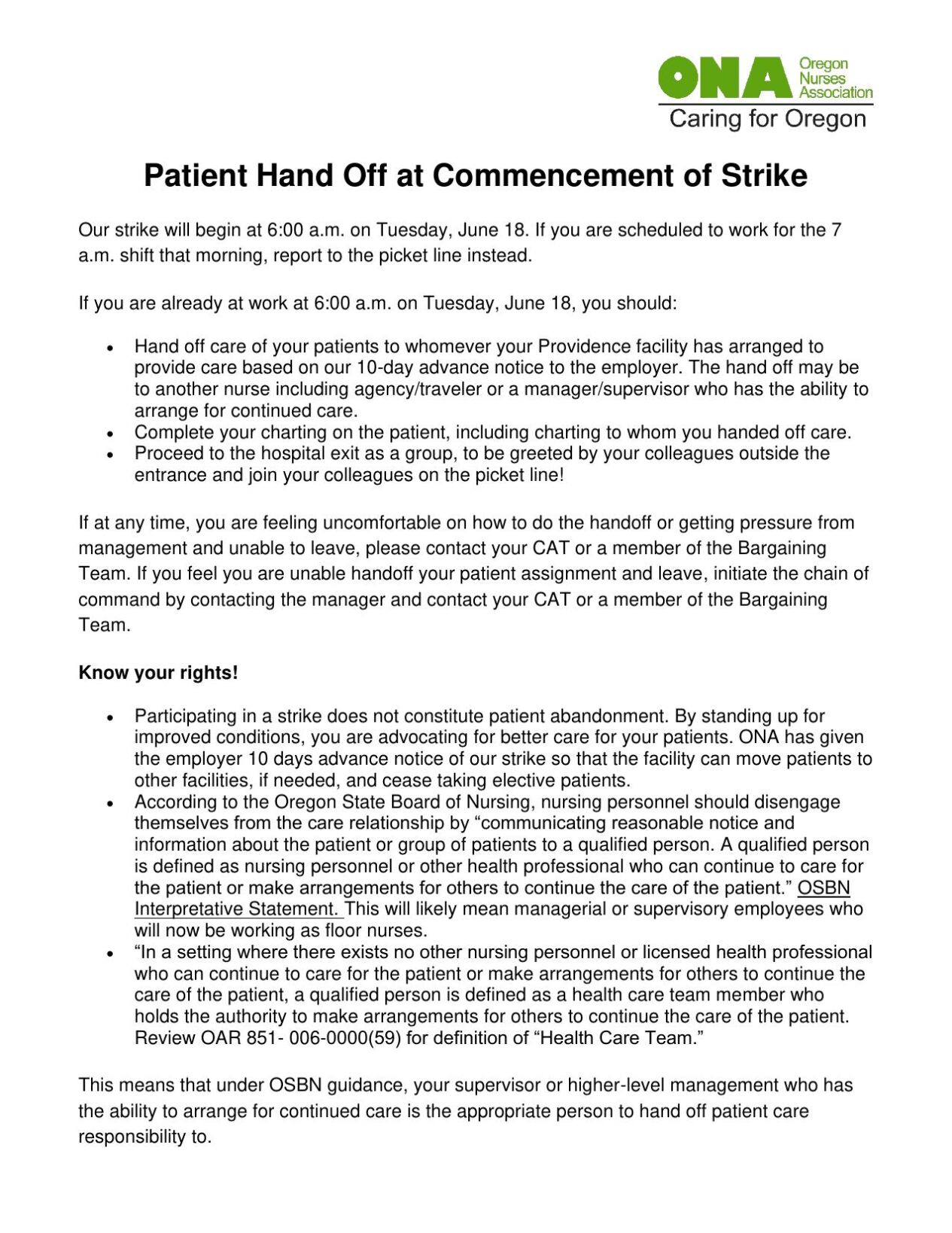 Providence Medford nurses preparing for three-day strike on Tuesday