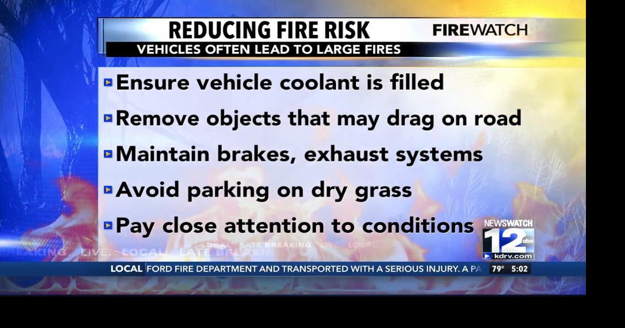 Reducing fire risk: Oregon general fire warning | Video | kdrv.com