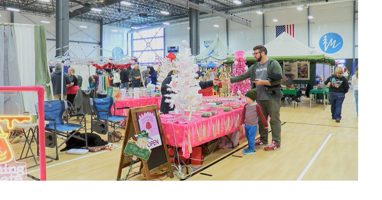 Businesses like Everything Chocolate at the Rogue Holiday Market encourage shopping local