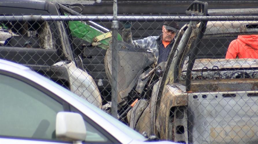 Federal investigators begin hauling away debris from deadly Medford plane crash