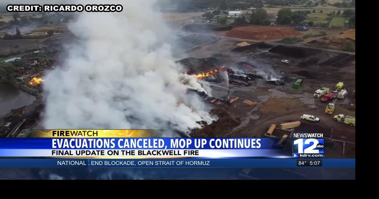 Evacuations canceled and mop up continues for the Blackwell Fire ...