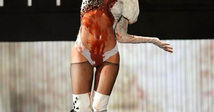 Remember when Lady Gaga 'bled' onstage during her shocking performance at the 2009 VMAs? | National | kdrv.com Remember when Lady Gaga 'bled' onstage during her shocking performance at the 2009 VMAs? | National | kdrv.com