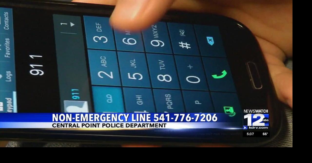 Central Point Police Department remind residents to use non-emergency