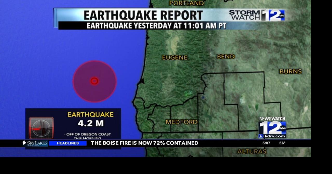Earthquake hits Oregon coast | Video