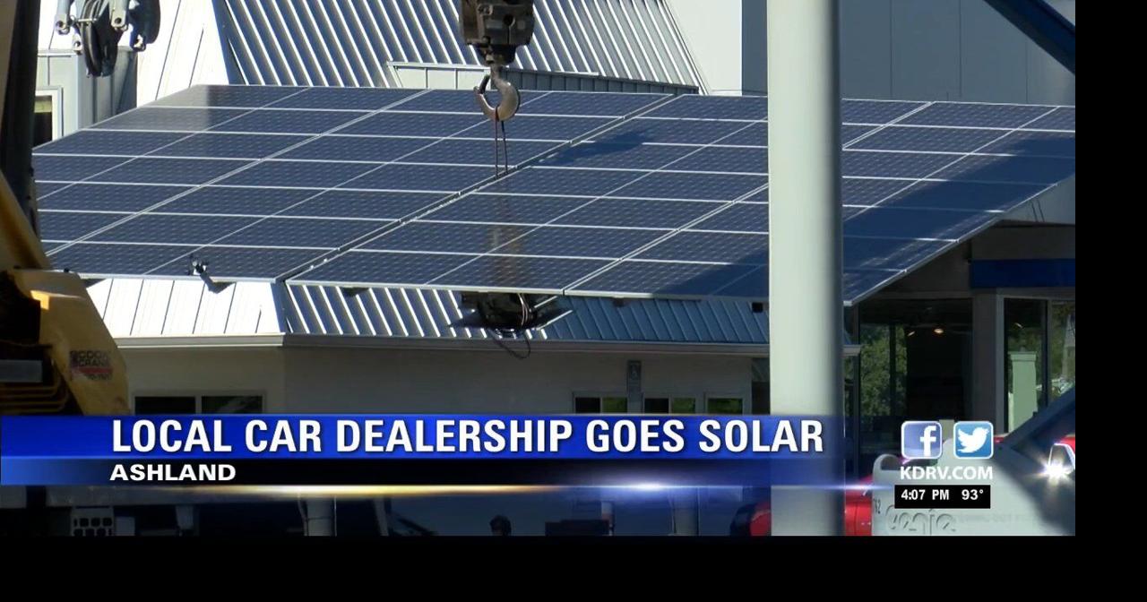 Largest electric car dealership in Southern Oregon goes solar powered