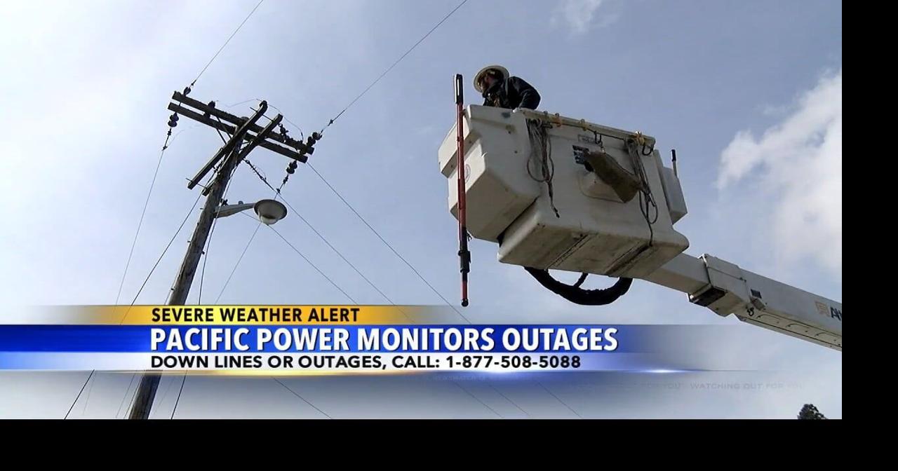 Pacific Power monitors outages Video