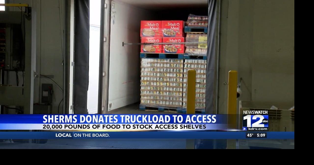 Sherm's continues a long standing tradition of donating a truckload of ...