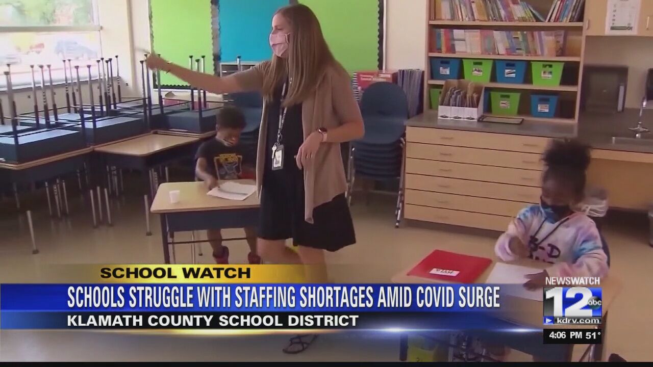 Two Klamath County elementary schools closed due to staffing shortages |  SchoolWatch | kdrv.com