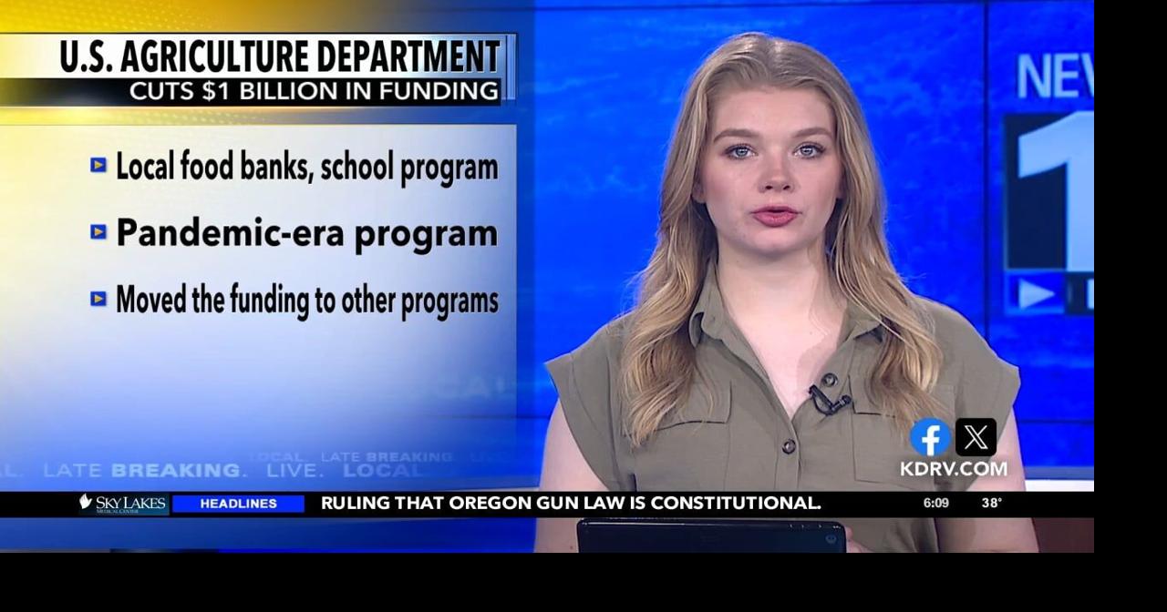 USDA cuts funding for local schools, food banks Video