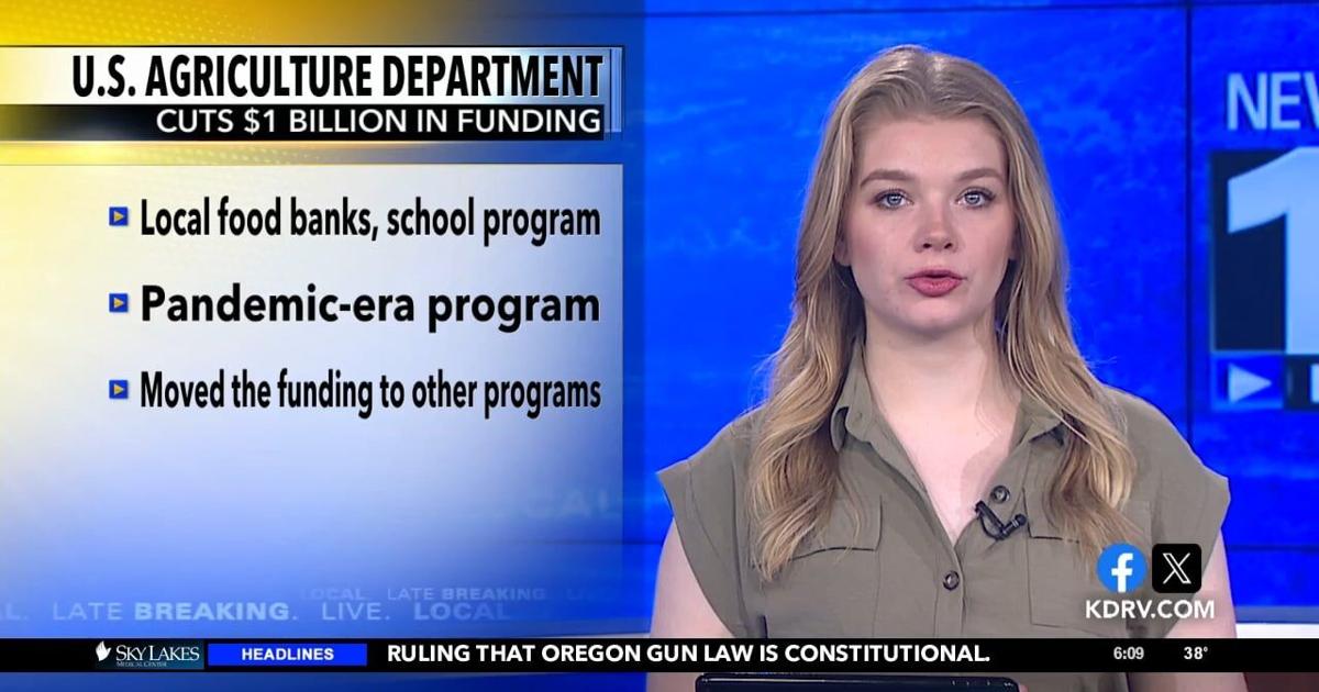 USDA cuts funding for local schools, food banks Video