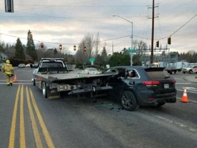 Single person taken to hospital after crash in Grants Pass