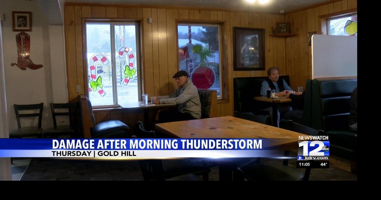 Residents in Gold Hill deal with the aftermath of the storm Video