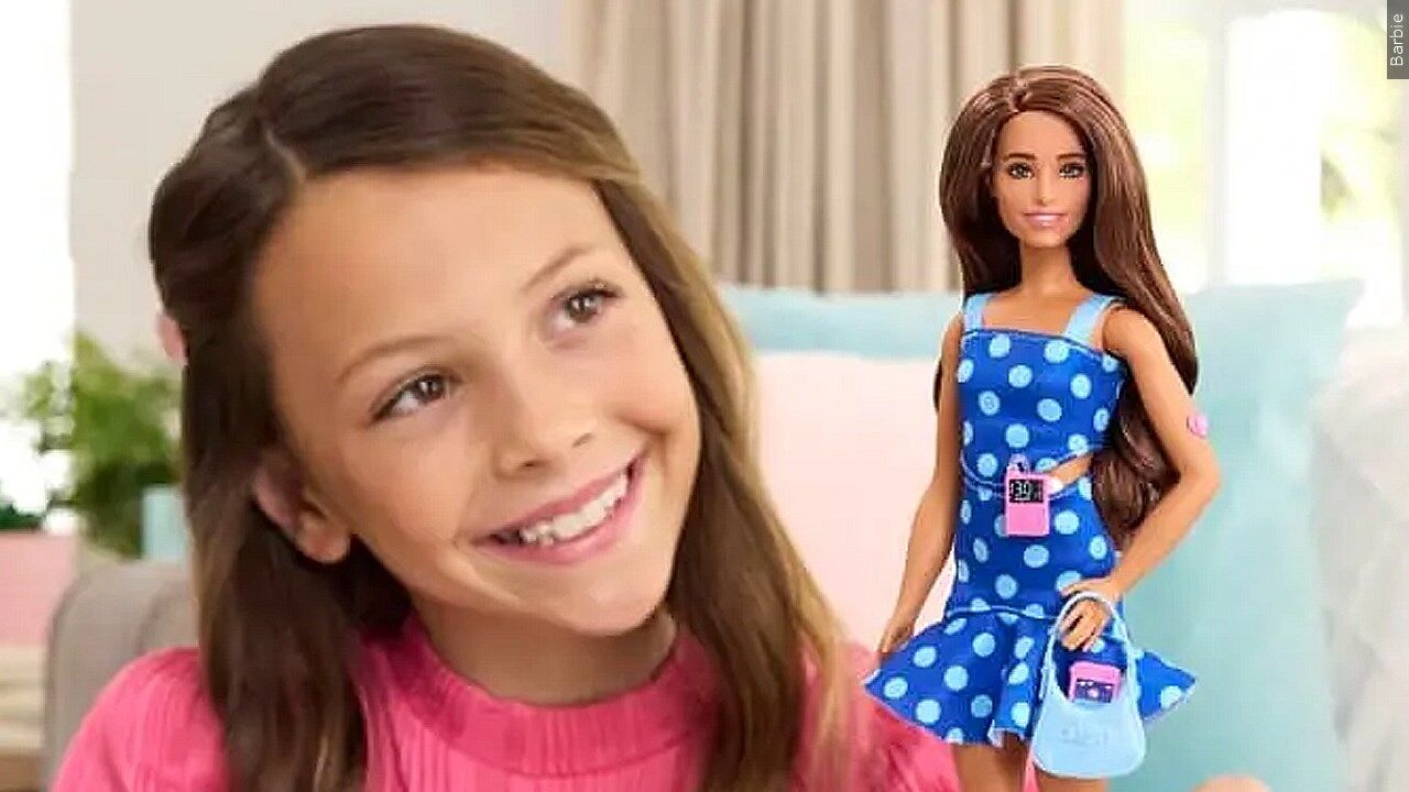 Hundreds of thousands of children have type 1 diabetes. Now, there’s a Barbie who has it, too