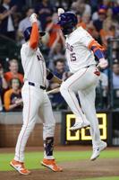Astros beat Blue Jays 5-1 as Pena, Walker lead with 3 hits apiece