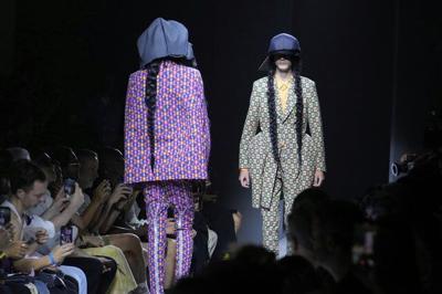 Rei Kawakubo redefines men's suits with radical designs at Paris Fashion Week