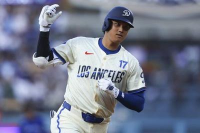 Ohtani hits 40th homer, Snell overpowers Blue Jays as Dodgers win 9-1