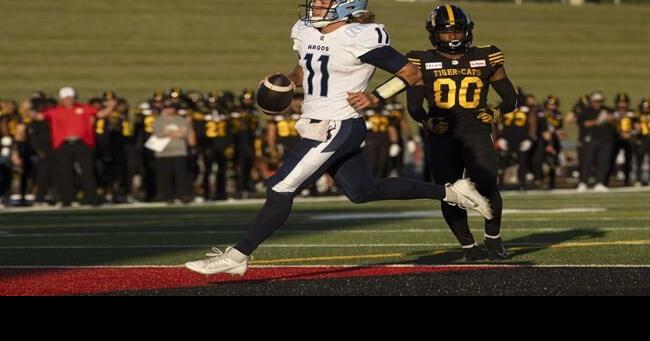 Mital shines as Argos beat Tiger-Cats 25-14 in pre-season-tilt