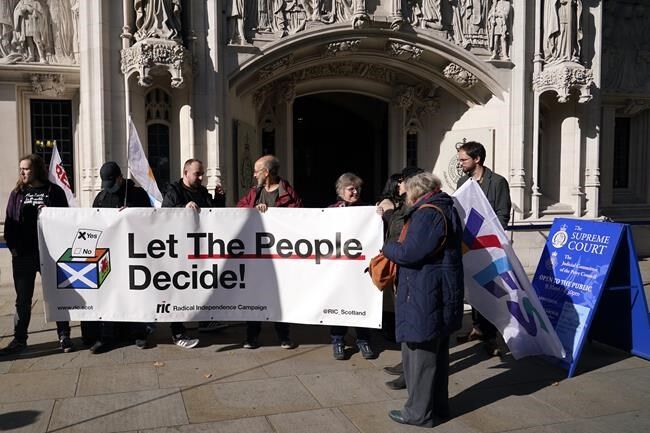 UK top court rules against Scottish independence vote plan