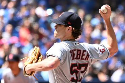 Toronto Blue Jays acquire former Cy Young-winning pitcher Shane Bieber from Cleveland