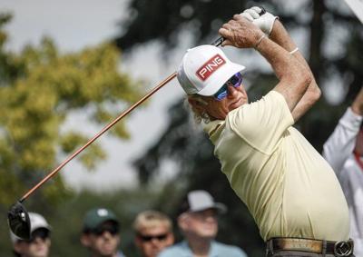 Jimenez, Alker share lead after opening round at Rogers Charity Classic