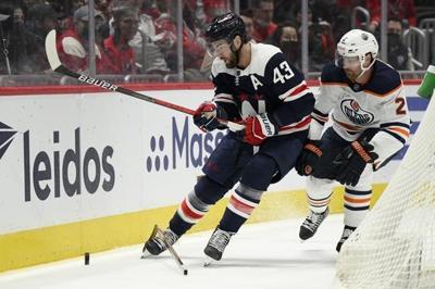 Nugent-Hopkins breaks late tie, Oilers beat Capitals 5-3