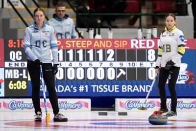 Quebec's St-Georges steals way to 8-2 win over Manitoba's Lawes at Hearts