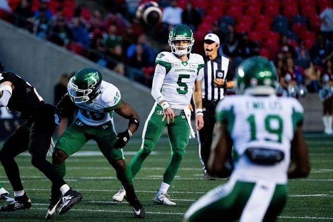 Roughriders, Redblacks end in 22-22 tie after late-game back-and-forth