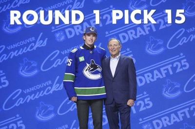 Canucks select Cootes with 15th pick at NHL draft; Flames snag Reschny at No. 18