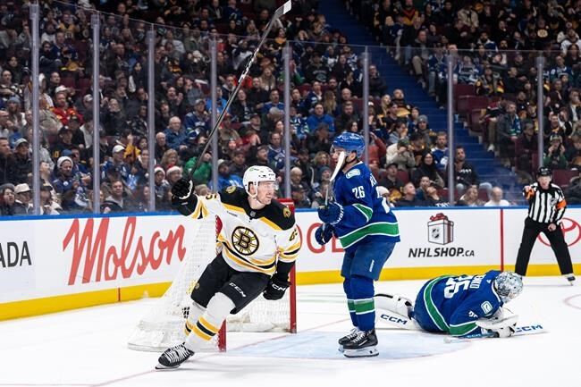 Pastrnak Puts Up Four Points, Boston Bruins Thump Vancouver Canucks 5-1 ...