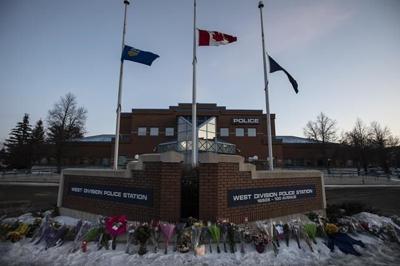 Slain officers' families will get $100,000 from Heroes' Fund, Alberta premier says