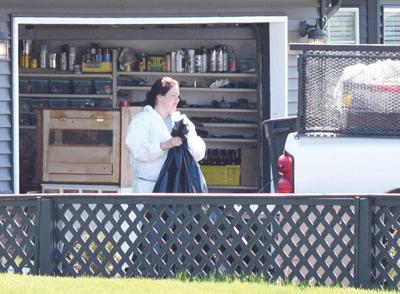 kelownadailycourier removes refuse worker victims murder restoration wednesday bag local company